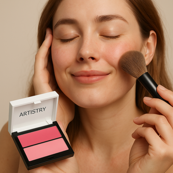 Sanfte-Anwendung-von-Blush