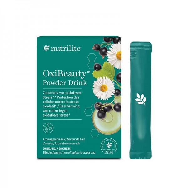 Nutrilite OxiBeauty Powder Drink - 30-Tage-Vorrat, 30 Sticks/Beutel - Amway
