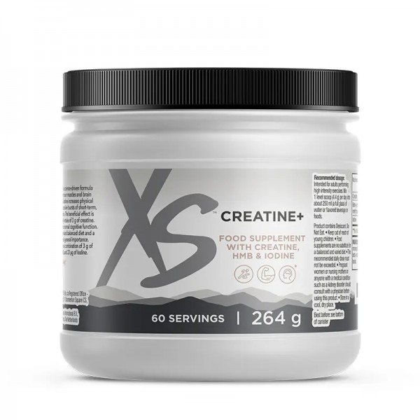 XS Creatine+ geschmacksneutrale Kreatin Formel - 264 g Pulver, 60 Portionen - Amway